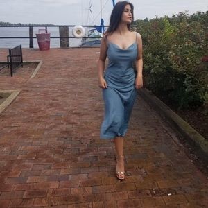 Nights in Satin Slip Dress